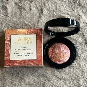 Laura Geller Baked Blush-N- Brighten- Apricot Berry Satin Finish